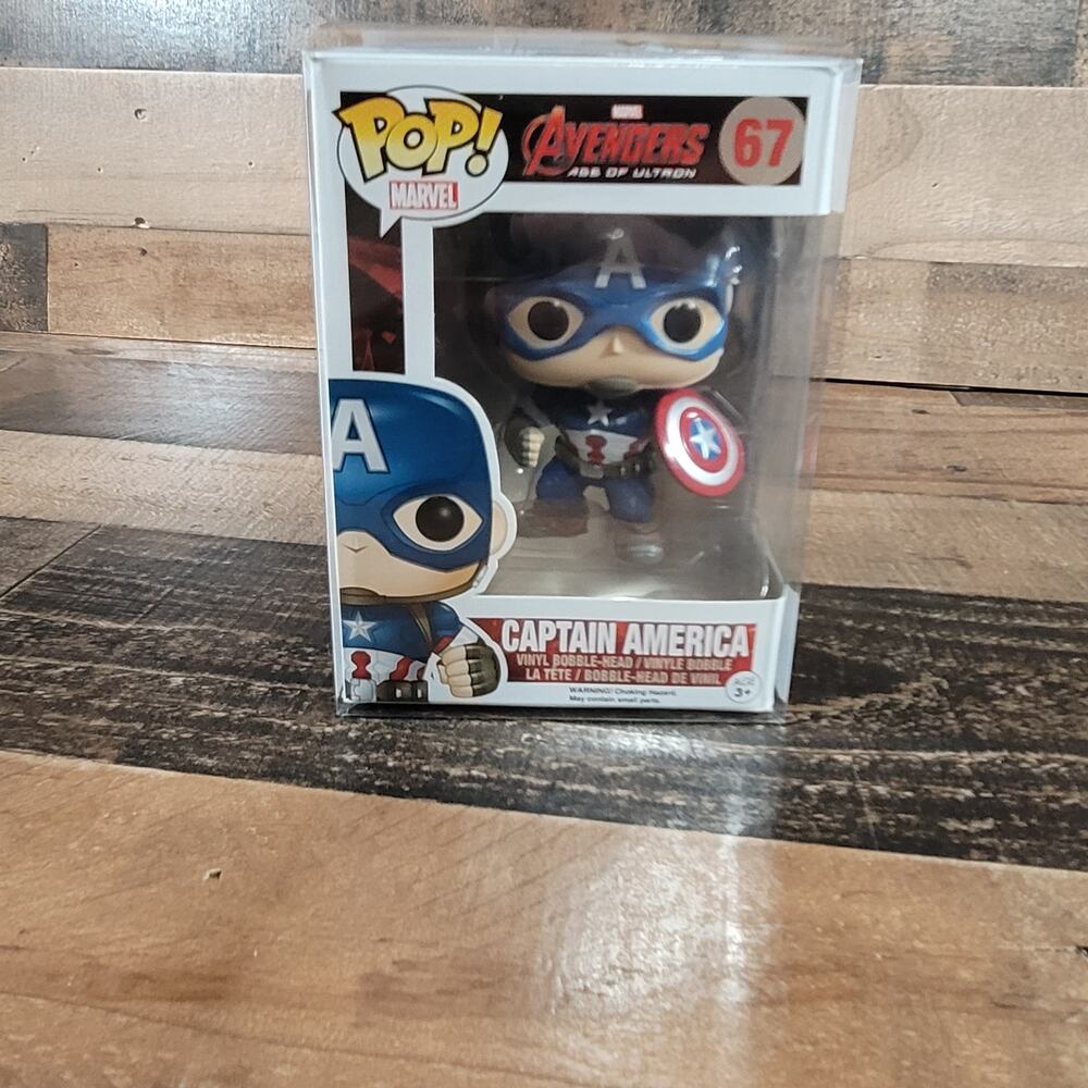 Vaulted Funko POP! Avengers Age of Ultron Captain America #67